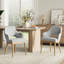 Chaise de salle à manger rembourrée moderne avec pieds en bois-468634092-461426202