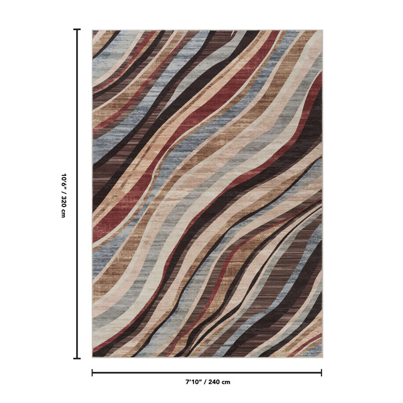 Tapis multicolore Jewel, Rectangle 7 pi 10 po x 10 pi 6 po
