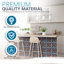 Carrelage mosaïque auto-adhésif en vinyle 6 po x 6 po (ensemble de 24)