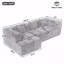 Canapé modulaire Boneless