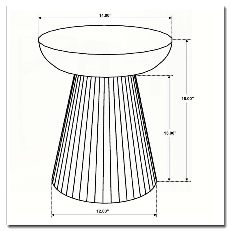 Table d'appoint Waters Wild Honey