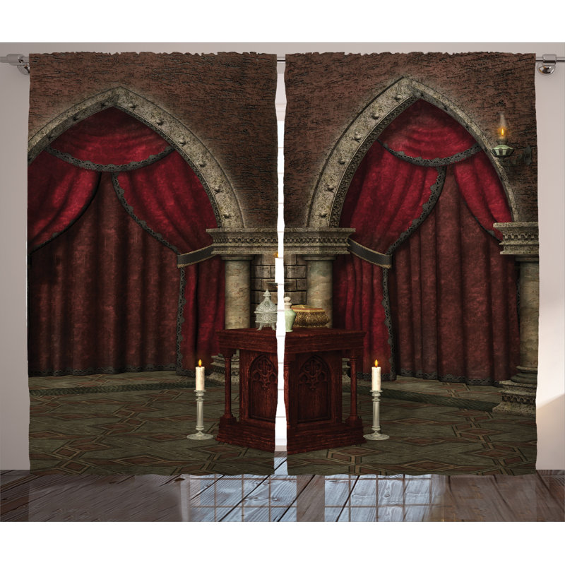 Semi Sheer Curtain Pair, 54" W x 84" L