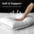 100% Organic Cotton Cover Luxury Hotel Standard Size Plush Feather Down Bed Pillows-582538546