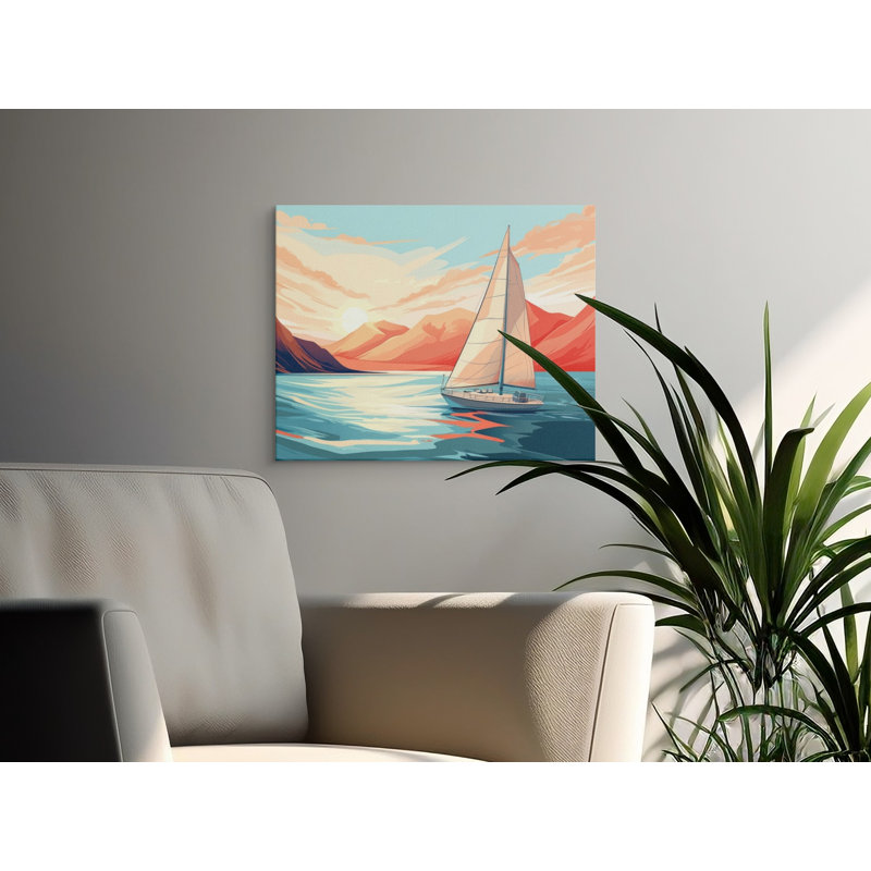 Paradis Wrapped Canvas Print Set, 48x32