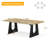 Wood Dining Table For 6-8 People, 70.8" Modern Rectangle Kitchen Table With Wood Base For Dining Room-1045672788-1052508468