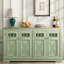 Buffet campagnard avec tablettes réglables I 57,4 po Iziaha -1391361532