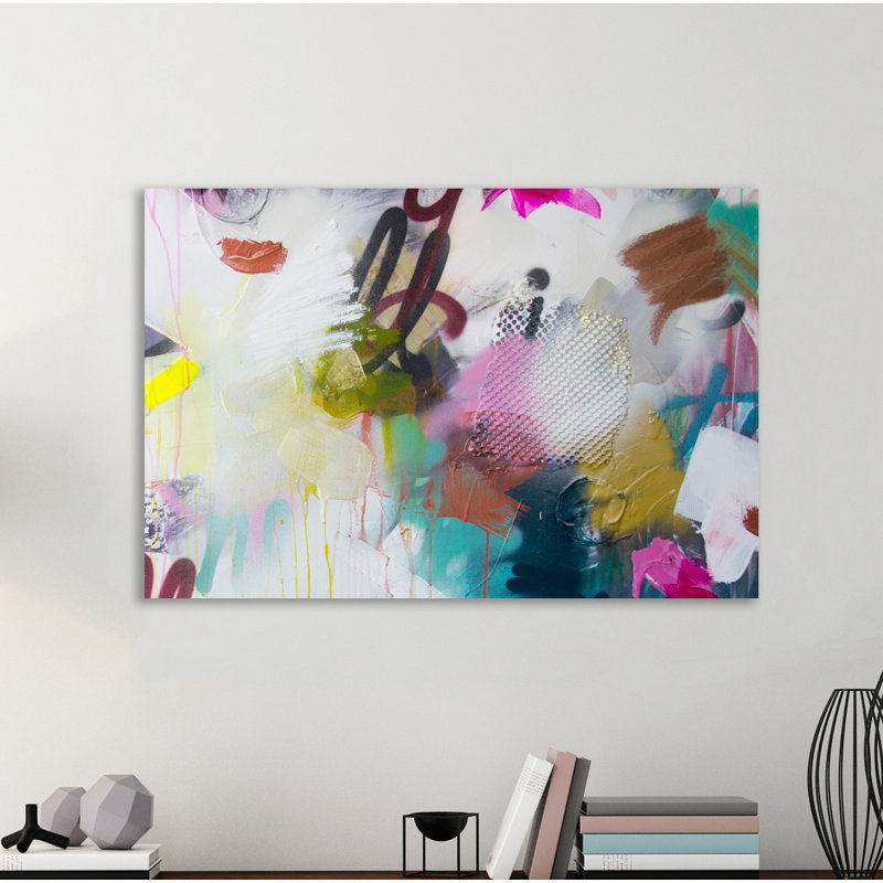 Spray Me, Paint Me by Kent Youngstrom - Wrapped Canvas Painting, 25 cm H x 38 cm W