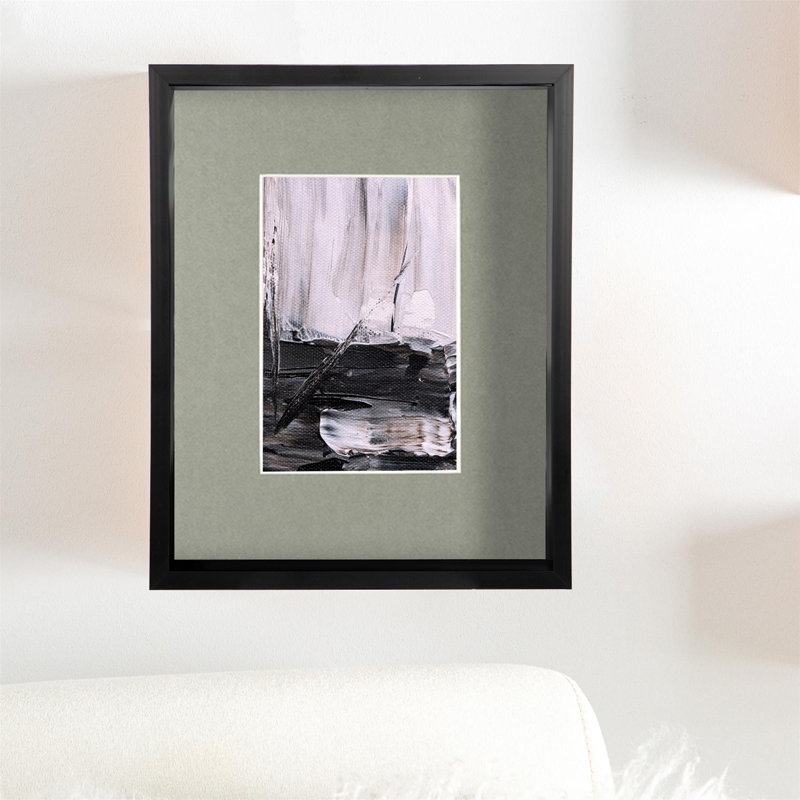 Shadow Box Picture Frame, Black, 4" x 6"