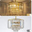 Lustre en cristal moderne avec prismes K9 - luminaire suspendu à 4 niveaux pour salle à manger, îlot de cuisine, chambre à coucher, vestibule, salle de bain - luminaire à intensité variable 2 lumières à hauteur réglable-740326466