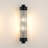 Sharima Ribbed Glass Rod Cylindrical Wall Light, 2 Heads Wall Lamp Wall Sconce-1159830130