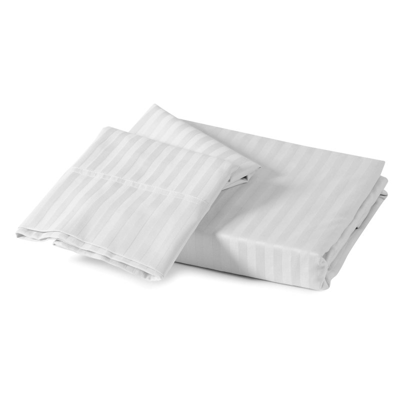 Housse de couette simple Trina, Grand, Blanc