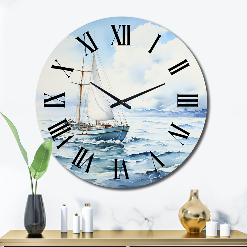 Didi - Nautical & Beach Wall Clock, Extra Large