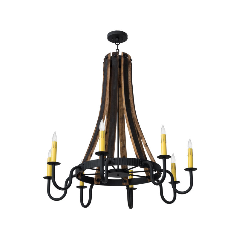 Rustic Lodge 8 - Light Chandelier