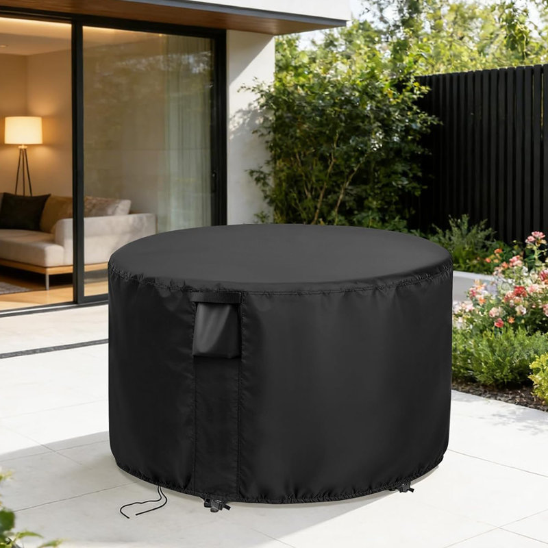 Housse pour table d'extérieur ronde imperméable