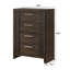 Commode contemporaine à 4 tiroirs 1Pc