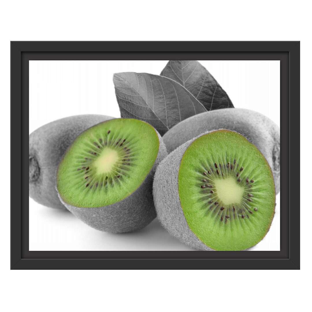 Gerahmtes Wandbild schöne Kiwis