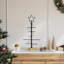  Metal Christmas Tree with Stand Black Powder-coated steel-1429882827