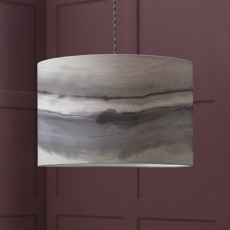Fjord Cotton Cone Lamp Shade, 29cm H x 50cm W x 50cm D, Green