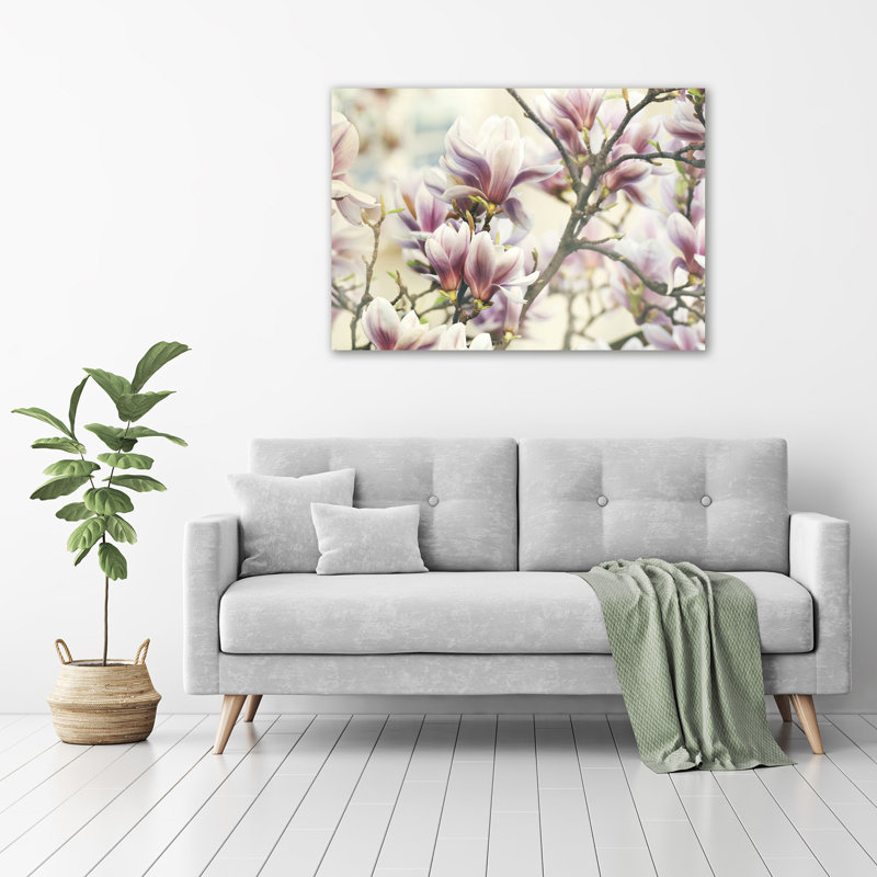Magnolia - No Frame Print on Glass