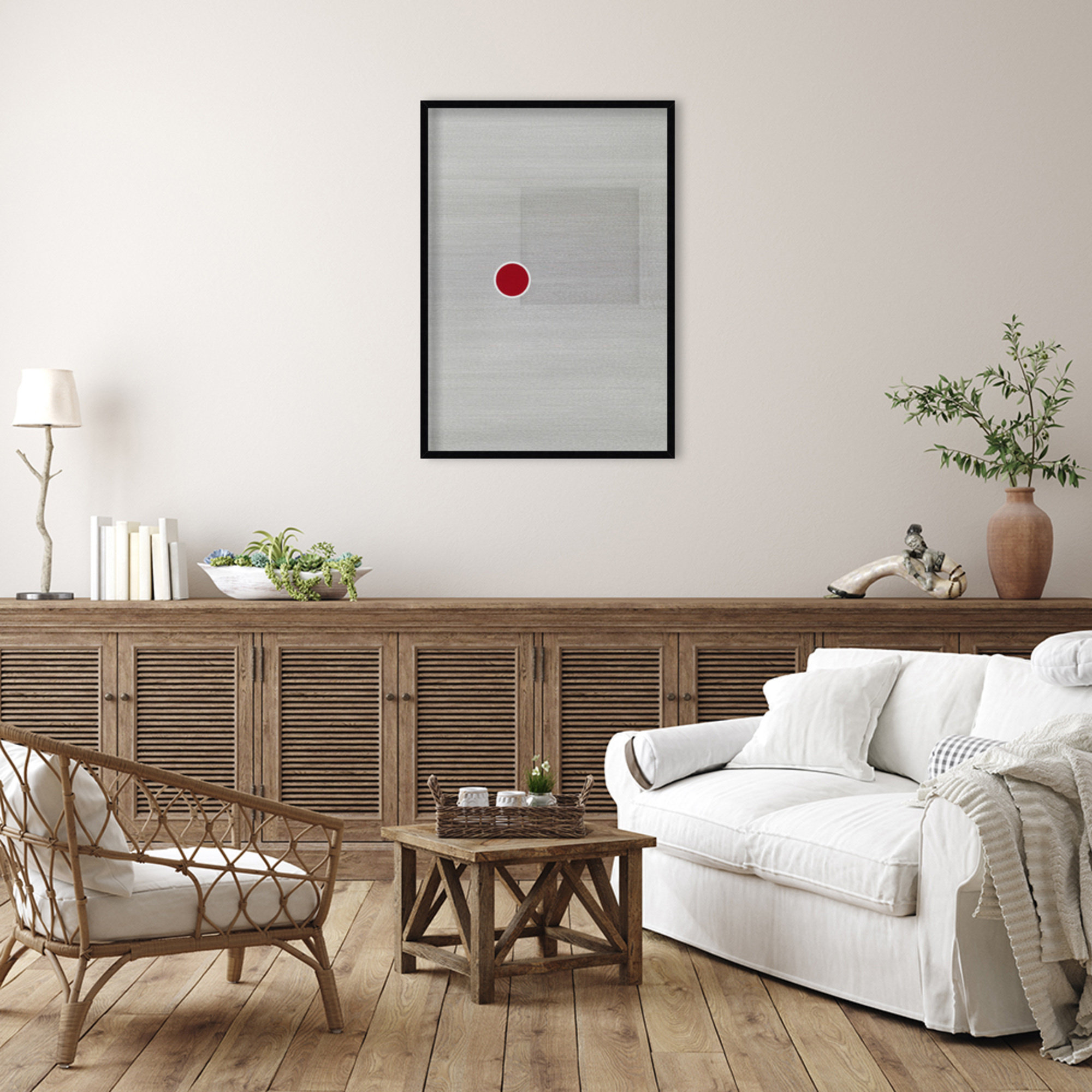Masako by Alex Dunn, Black, 41" H x 29" W x 1" D