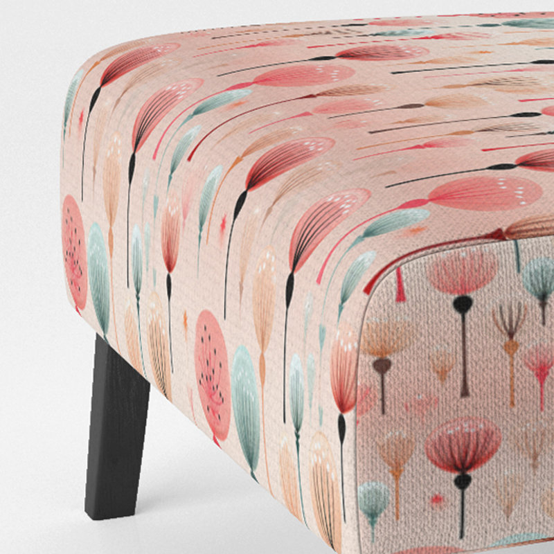 Fauteuil de chambre Pastel Pink Glam Candle, Bougie glam rose pastel I