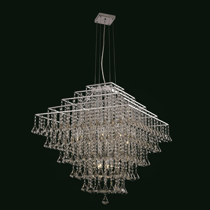 12 - Light Crystal Chandelier