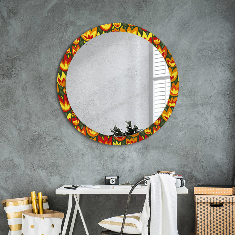 Huldar Glass Flat Wall Mirror