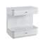 Table de chevet 30 po Carrara