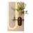 3D Art Sculpture Wall Decor With Adjustable Led And Simulated Plants, Glass Vase & Rabbit Statue For Living Room - Handmade , Diy Setup, Remote Controlled Ambiance, Coffee Color 3 Bedroom Settings,