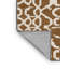 Tapis brun treillis lavable à la machine-377899191