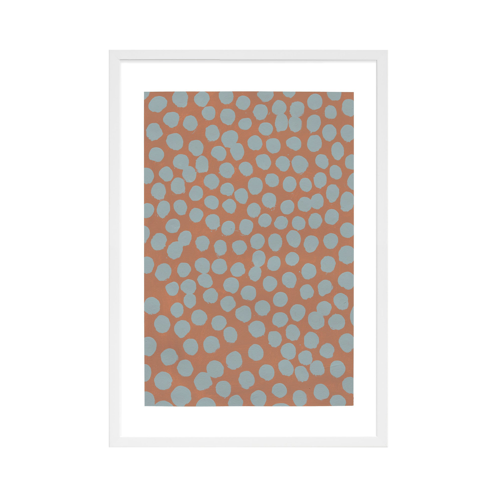 Terra Cotta by Michela Sorrentino, White, 50" H x 35" W x 1.25" D