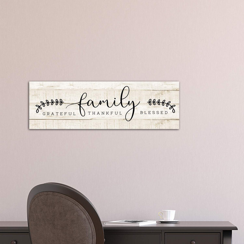 Family by CAD Designs - Wrapped Canvas Panoramic Print, 30.48 cm H x 91.44 cm W x 1.91 cm D