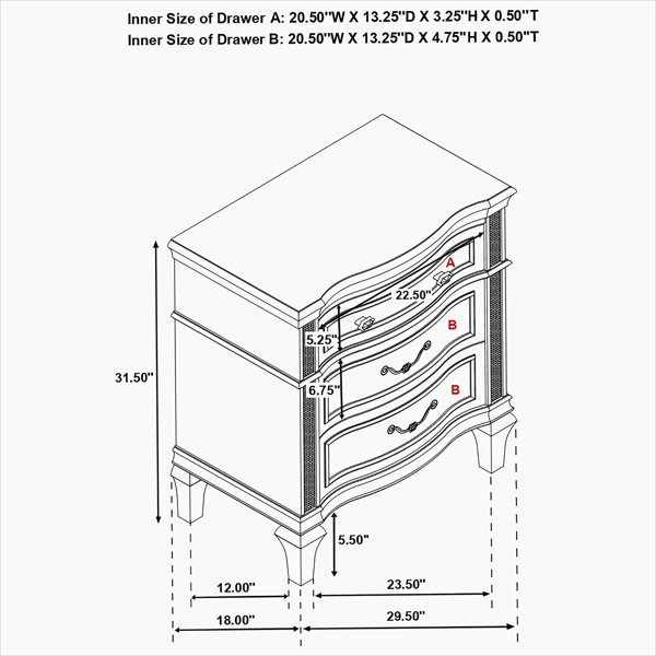 Dimensions du produit
