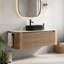 Wall Mounted Single Double Single Vanity Bathroom Vanity With Engineered Marble Top-515437800