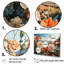 Ensemble d'art moderne sur toile Modern Cactus Country Charm-107737226-107737221