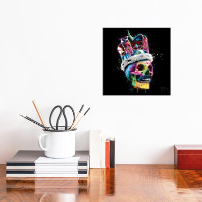 Freddie Mercury Skull by Patrice Murciano - Gallery-Wrapped Canvas Giclée on Canvas