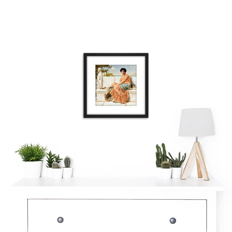 Reverie Days Of Sappho Antiquity by John William Godward - Single Picture Frame Painting