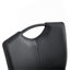 Ensemble de 2 chaises noires en polyuréthane