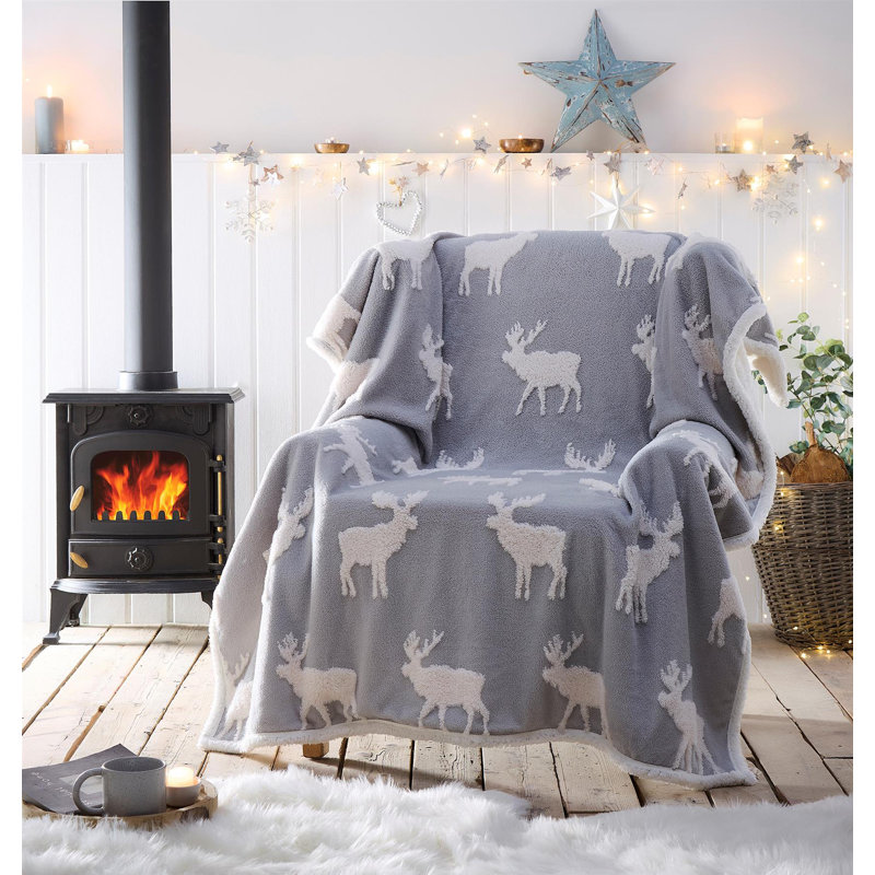 Throw Blanket, Grey