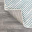 Tapis ivoire / bleu Amdrea-804035587