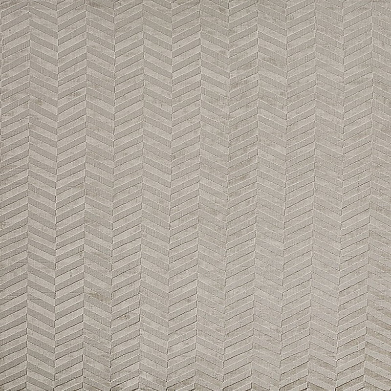 Tapis à chevrons gris, Carré de 7 pi