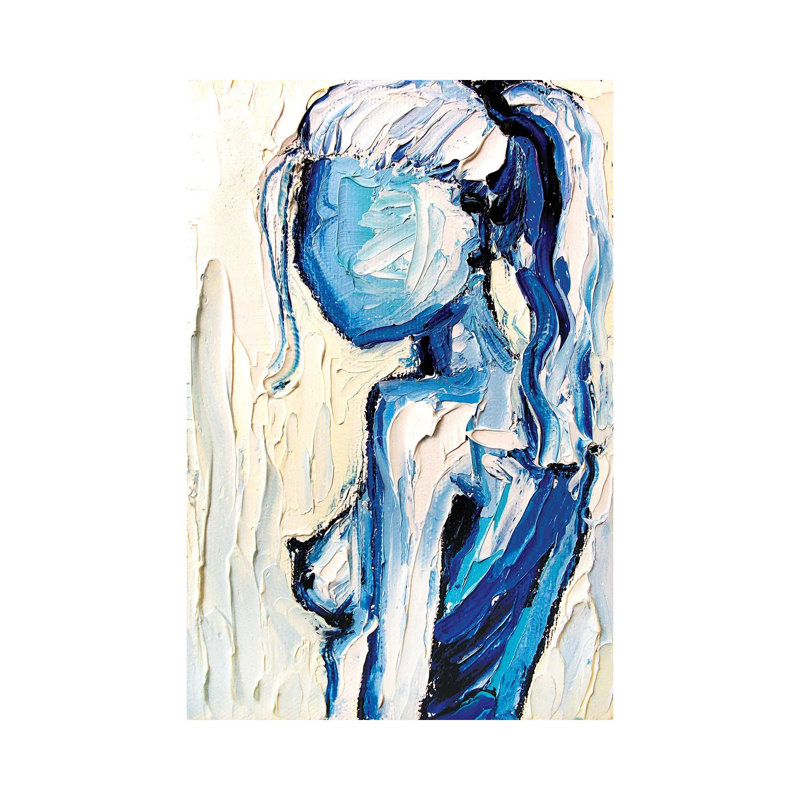 Femme by Aja Trier - Wrapped Canvas Painting, 66.04 cm H x 45.72 cm W