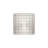 Parallel Single-Function Square Showerhead, Shower Head with One Spray, 2.5 GPM-96004004