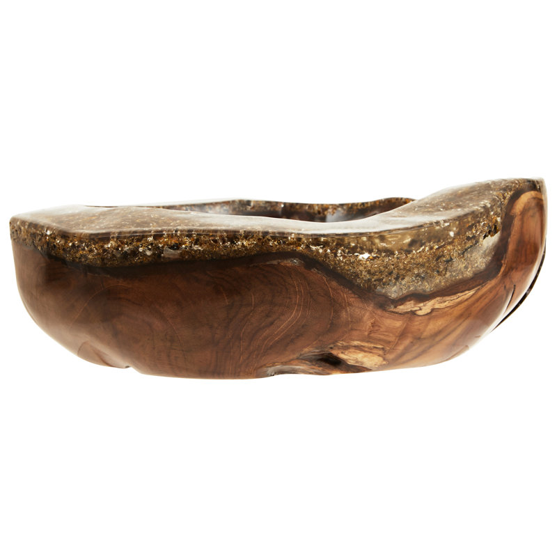 Solid Wood Decorative Bowl