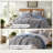Boho Reversible Quilt Bedding Set, Polyester Comfort, All-season Use