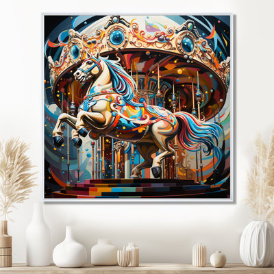 Carousel Horse - Carousel Canvas Print