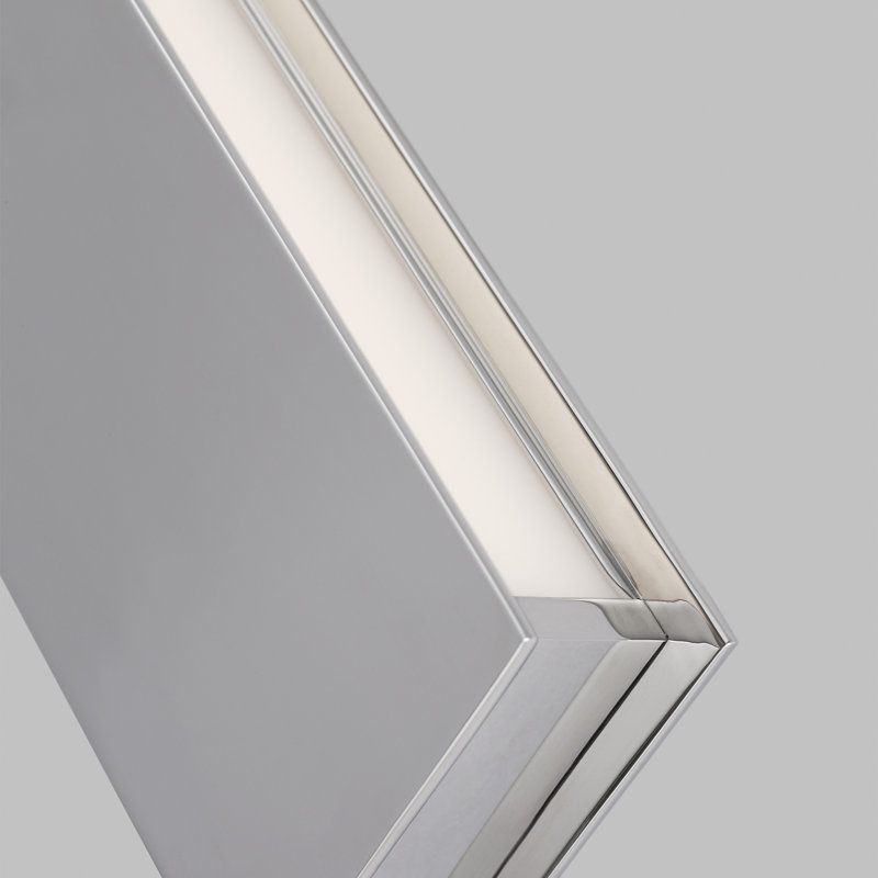 Bau 1 - Light LED Bath Bar, Polished Nickel