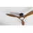 52 in. Dimmable LED Indoor/Outdoor Dark Brown Smart Wood Ceiling Fan with Light and Remote