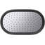Statement 14" Single-Function Wall or Ceiling-Mount Round Rainhead, Oblong Rain Showerhead 2.5 GPM-1481669001