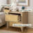Rattan 2 Drawer Nightstand, Bedside Table with Storage Drawers, Night Stand for Bedroom, End Table or Side Table for Living Room, 15.5" D x 18.9" W x 21.7" H